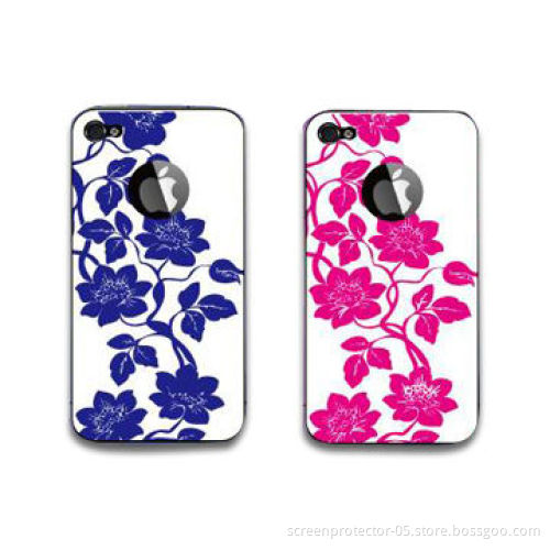 Screen Protector for Apple's iPhone 4, Made of PET Materials, Various Colors are Available